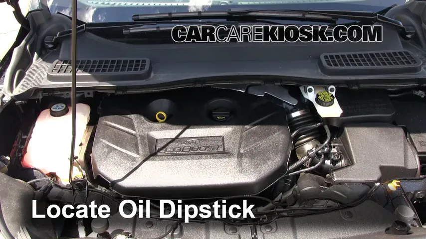 2013 Ford Escape SEL 2.0L 4 Cyl. Turbo Aceite Controlar nivel de aceite